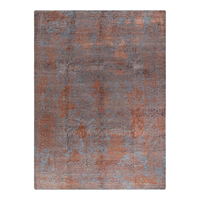 Ikat One-of-a-Kind Hand-Knotted Area Rug - Gray, 8' 10" x 12' 2" - 8' 10" x 12' 2"