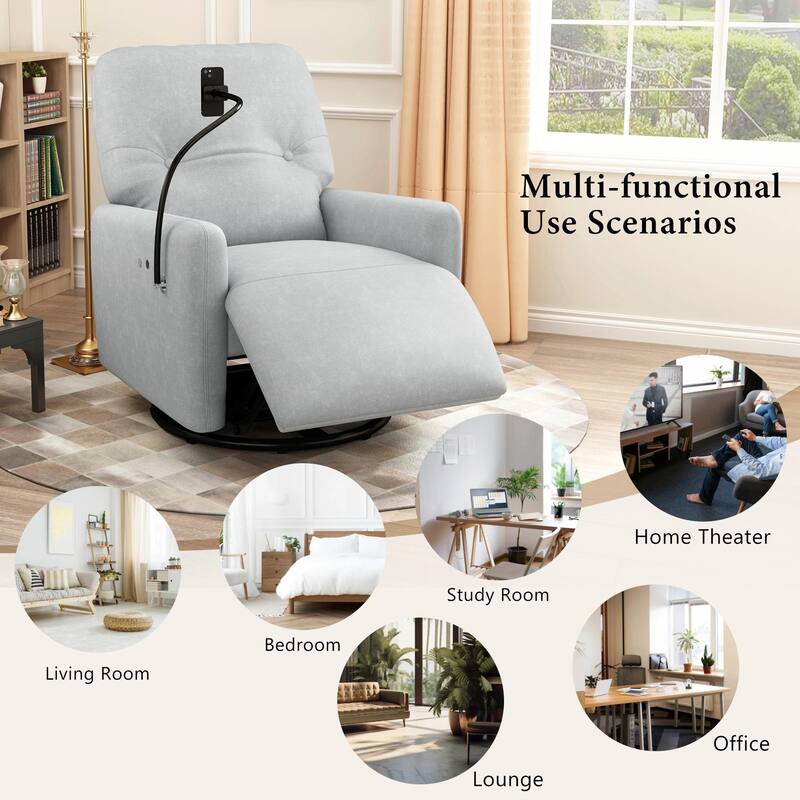 270 Degree Swivel Electric Recliner