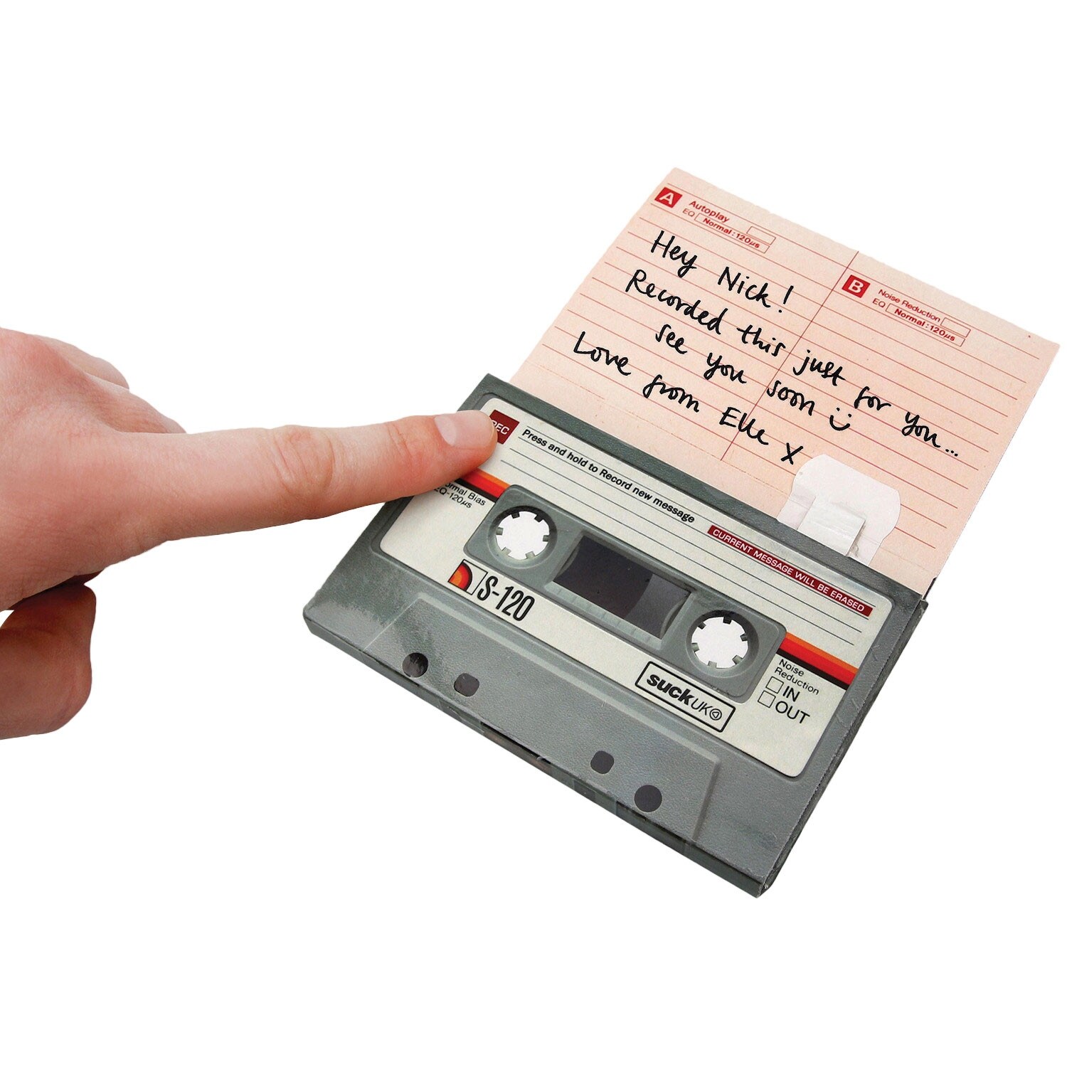 Suck Uk Recordable Cassette Tape Greeting Card Blank Audio Notecard With Voice Message Recorder Gray On Sale Overstock 31838980 Keep in touch with elegant bulk. suck uk recordable cassette tape greeting card blank audio notecard with voice message recorder gray