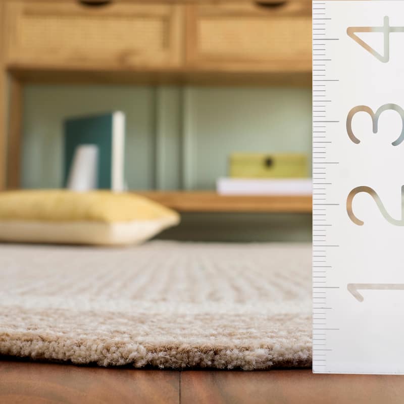 SAFAVIEH Handmade Ebony Steliyana Wool Rug