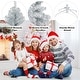 preview thumbnail 3 of 4, 6 Ft Artificial Christmas Tree Silver Tinsel Hinged Tree for Holiday