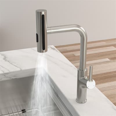 360° Pull-Down Kitchen Faucet with 4 Spray Modes