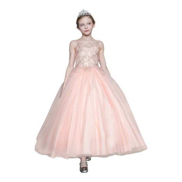 Little Girl Pageant Dresses Gold