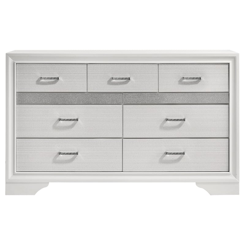 Miranda Contemporary Wood 7-drawer Dresser White