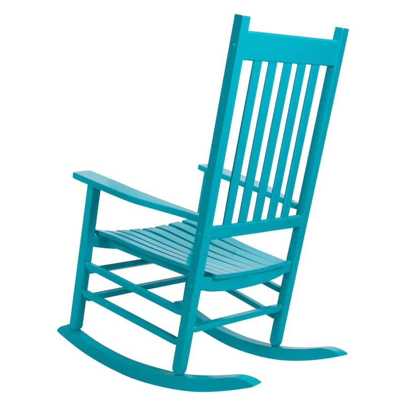 Heritage Solid Wood Outdoor Patio Rocking Chair Rocker (Set of 2)