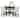 Ubaid 5 - Piece Counter Height Dining Set