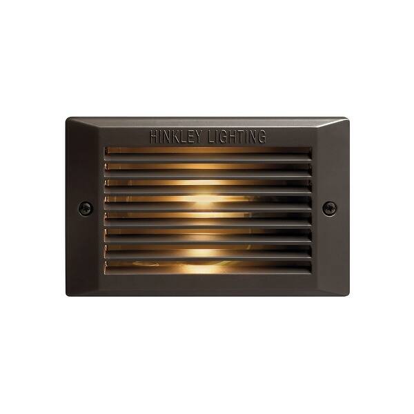 slide 2 of 4, Hinkley 120V 4.5W G9 LED Landscape Step Light, Bronze