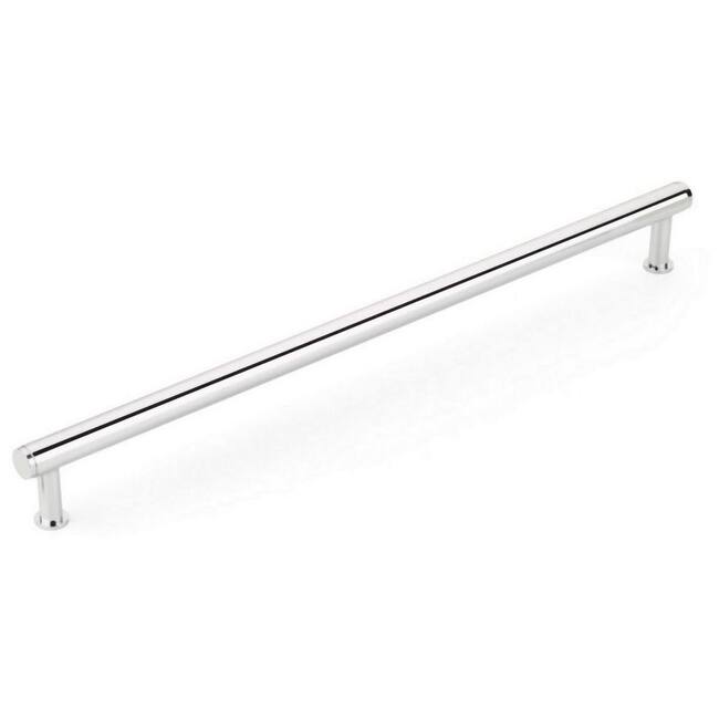 Schaub and Company Pub House 18" Center to Center Smooth Bar Solid - Polished Chrome