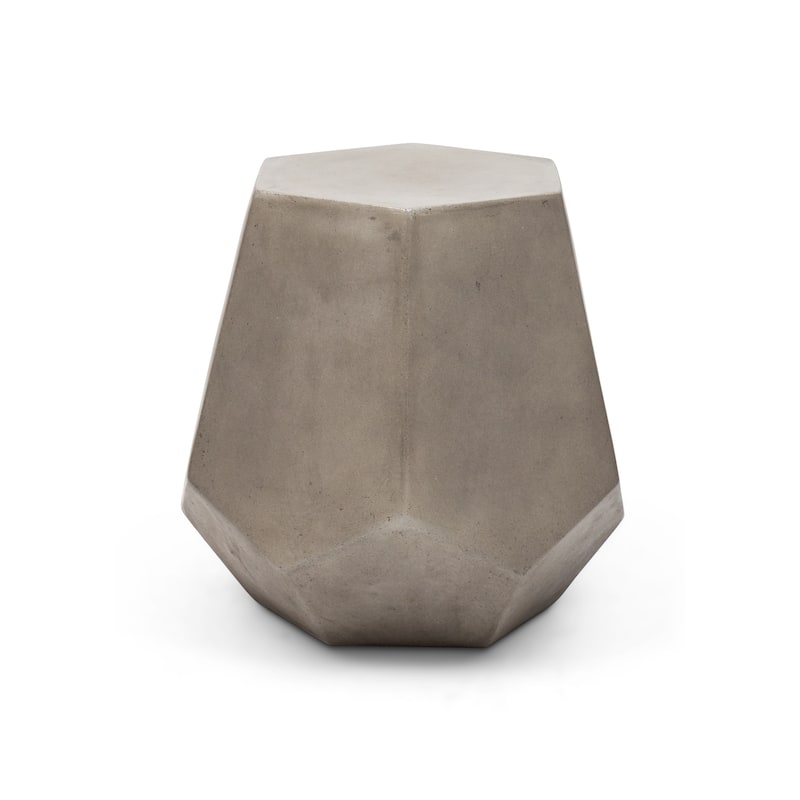 Urbia Faceted Concrete Stool