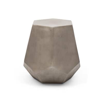 Urbia Faceted Concrete Stool