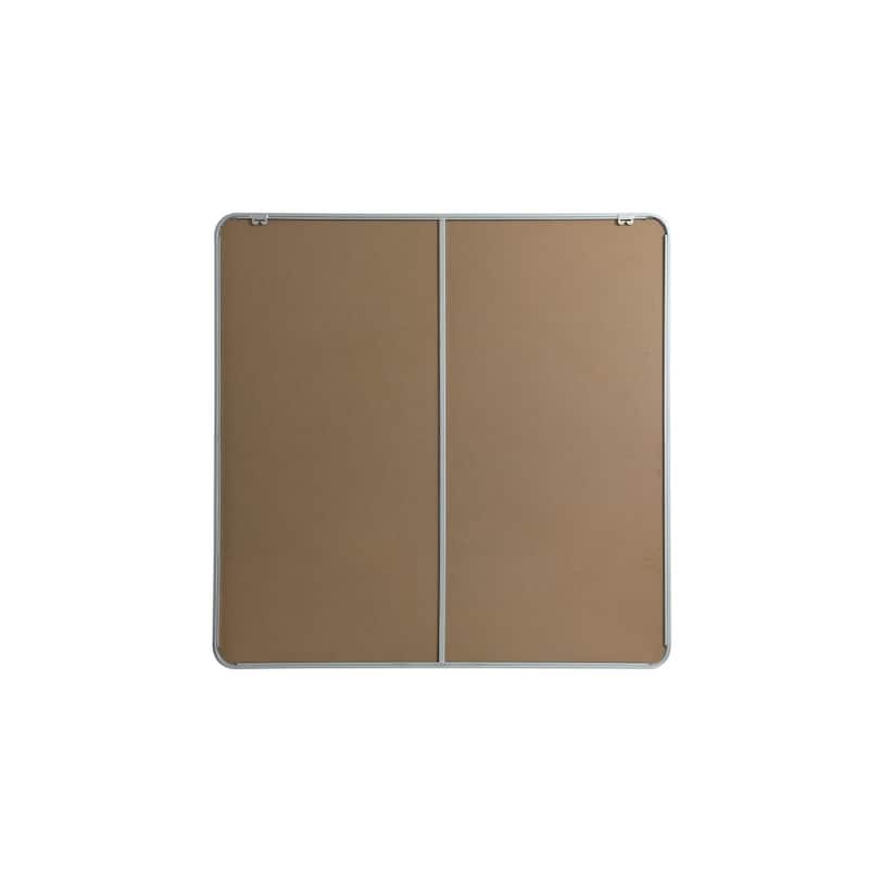 Indigo Home Soft corner metal square mirror 48x48 inch