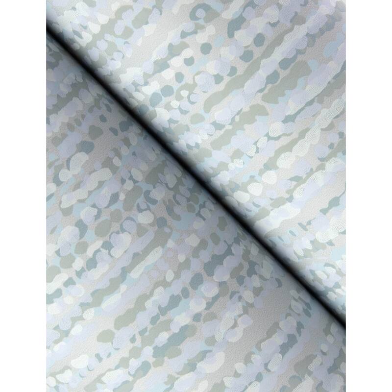 A-Street Prints Corliss Light Blue Beaded Strands Wallpaper