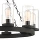 preview thumbnail 6 of 7, Acroma 10-light Farmhouse Black Wagon Wheel Chandelier