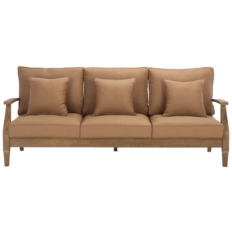 SAFAVIEH Couture Martinique Wood Patio Sofa