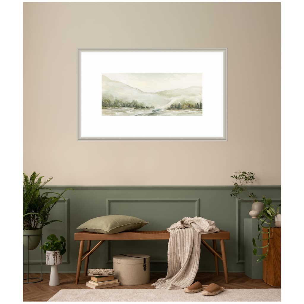 Kate and Laurel AQ Winter Landscape No. 6 by Annie Quigley Framed Wall Art Print
