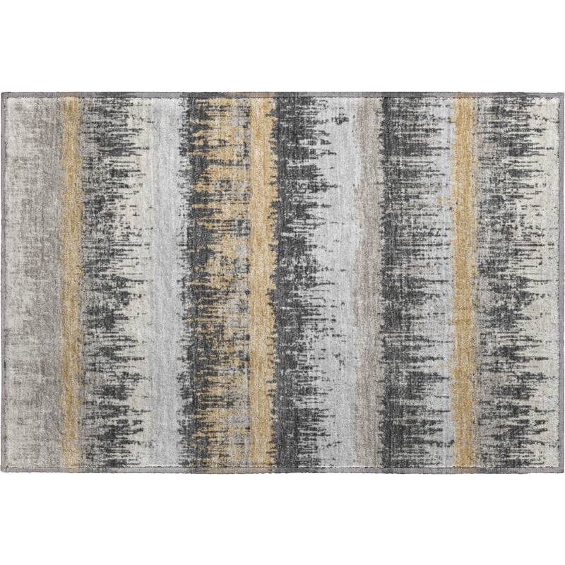 Premium Washable Super Soft Modern Ombre Stripe Mayfield Rug