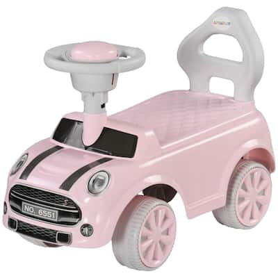Toddler Ride On Toy with Horn and Steering Wheel for Kids 18 to 36 Months - 20.9" L x 9.8" W x 13.8" H