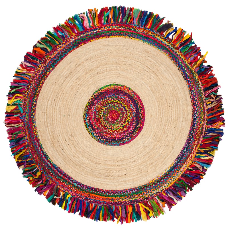 SAFAVIEH Handmade Cape Cod Telli Coastal Jute Rug with