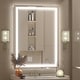 preview thumbnail 51 of 72, LED Bathroom Mirror with UL Listed, High Brightness, Anti-Fog, 3 Color Temperature, Dimmable 32x24