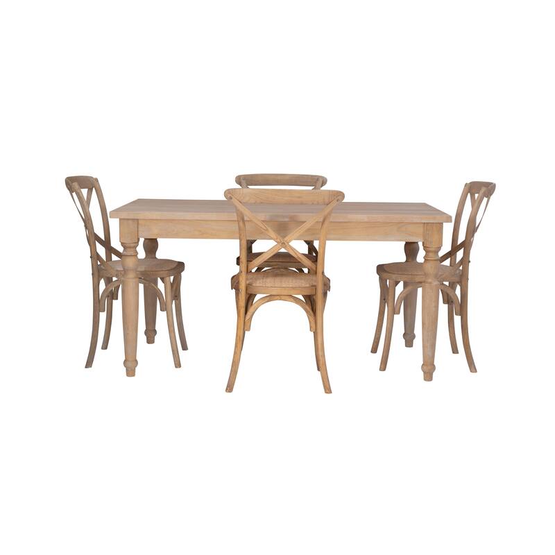 Jayla Light Natural Wood Table