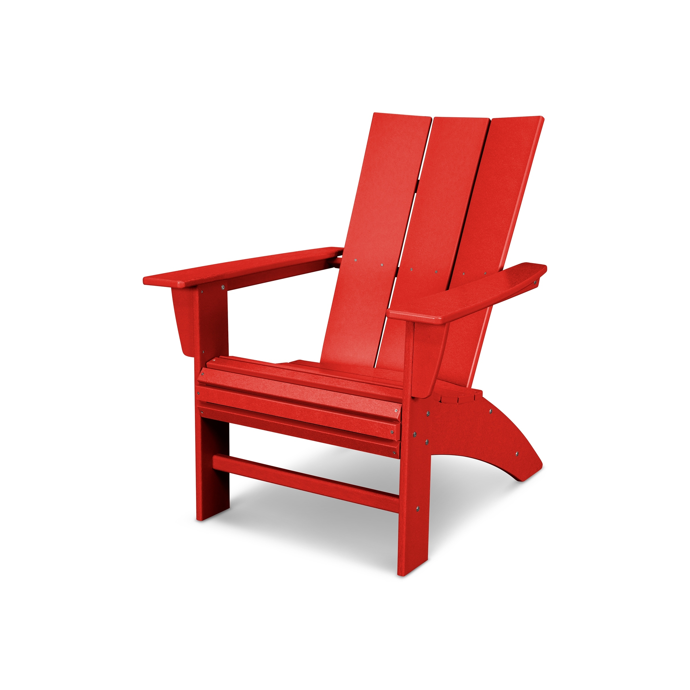 Plakken karbonade Roei uit POLYWOOD Modern Curveback Adirondack Chair - Overstock - 28594224