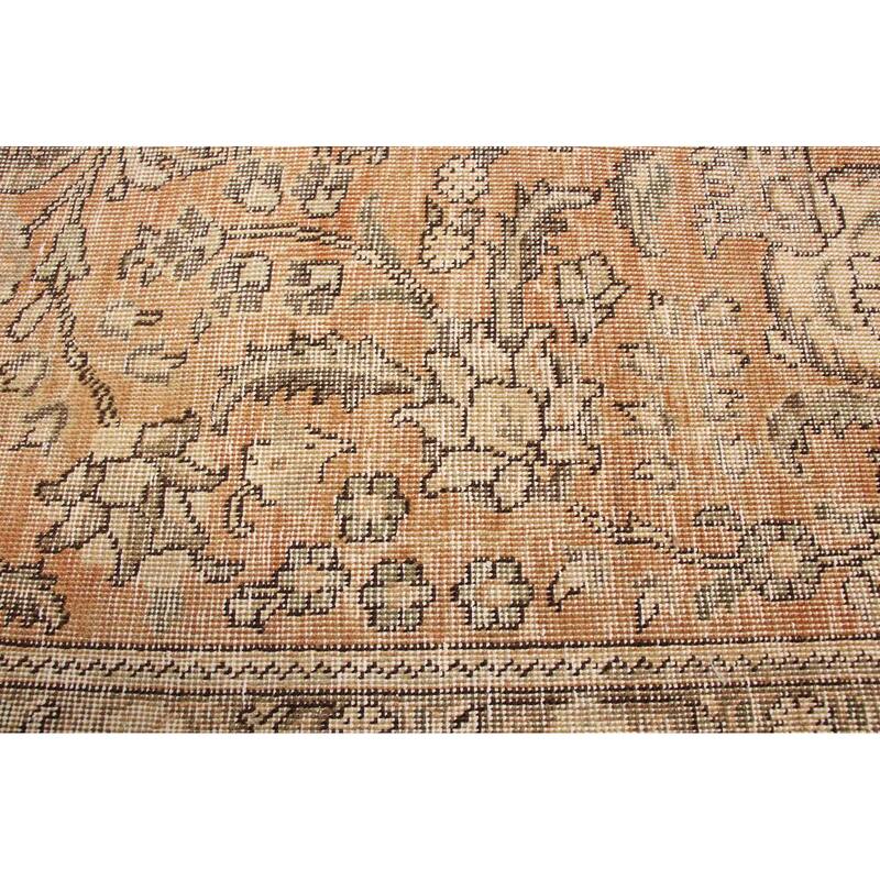 ECARPETGALLERY Hand-knotted Antalya Vintage Burnt Orange Wool Rug - 8'0 x 11'2