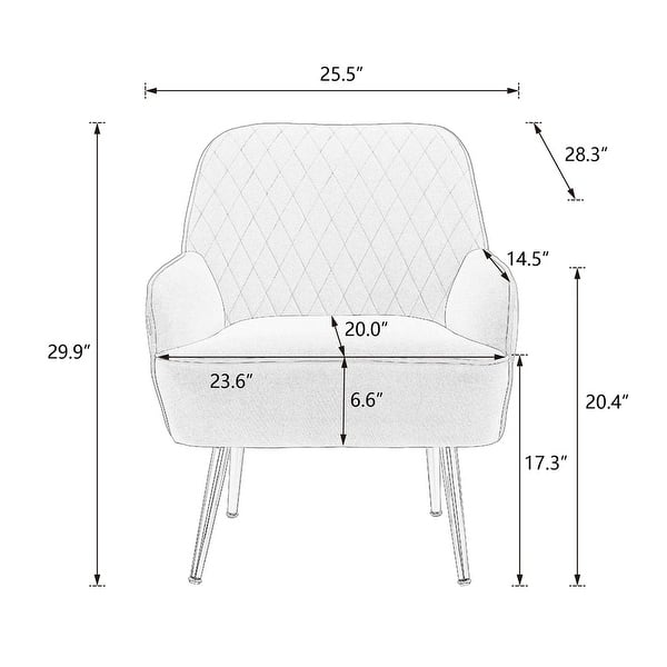 Moda Furnishings Deangelo Midcentury Accent Chair Bed Bath & Beyond