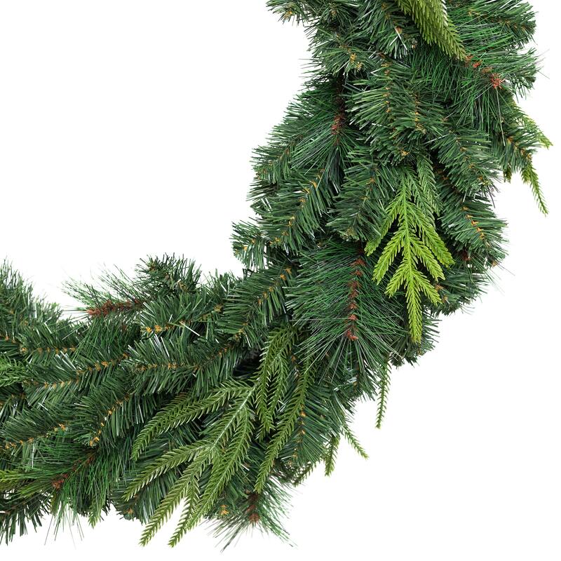 Cedar and Pine Artificial Christmas Wreath - 36" - Unlit