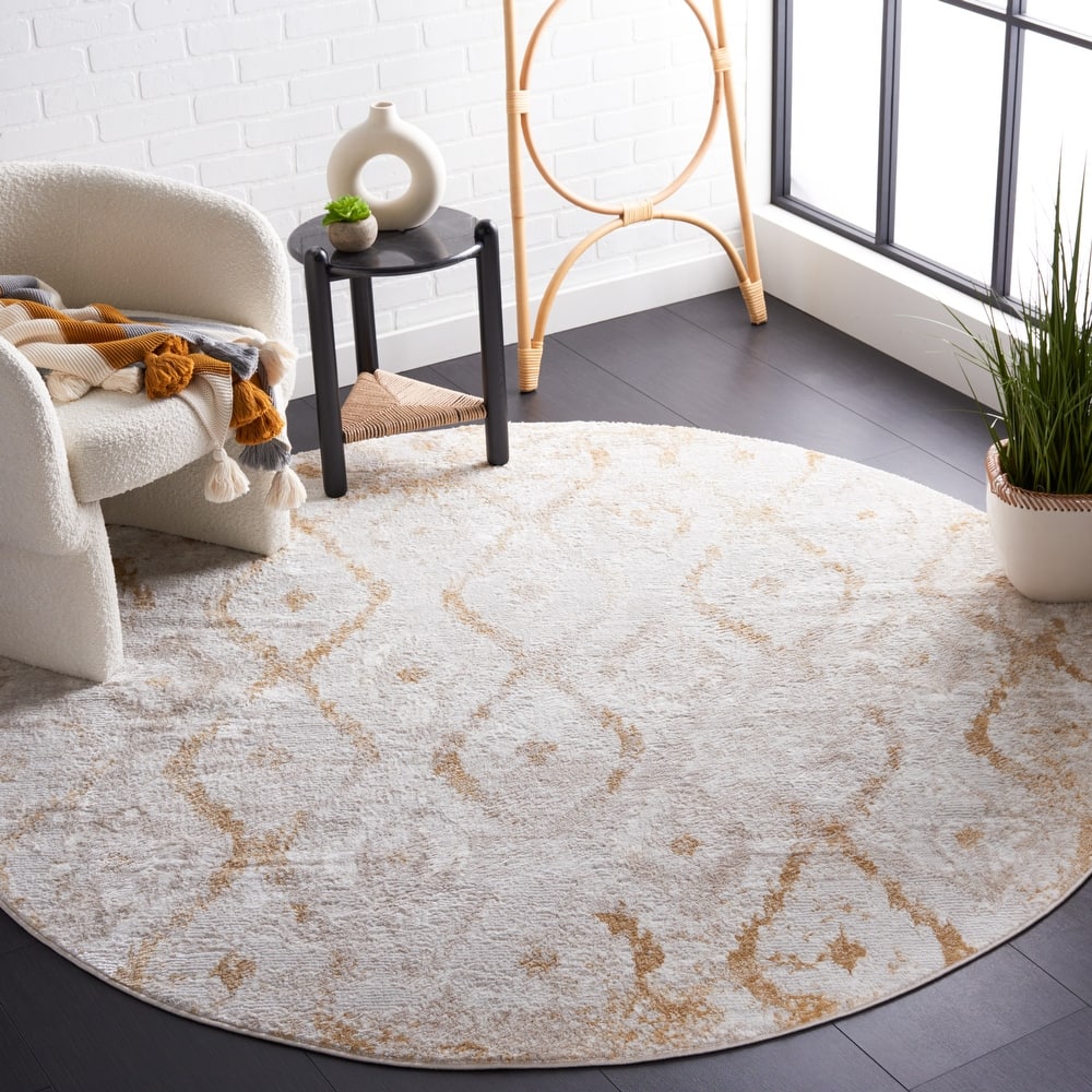 SAFAVIEH Meadow Radoica Modern Distressed Rug