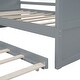 preview thumbnail 9 of 15, Modern Twin Size Canopy Day Bed with Twin Size Trundle