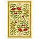 preview thumbnail 35 of 104, SAFAVIEH Handmade Chelsea Jalisa French Country Floral Wool Rug 2'6" x 4' - Ivory - Rectangle