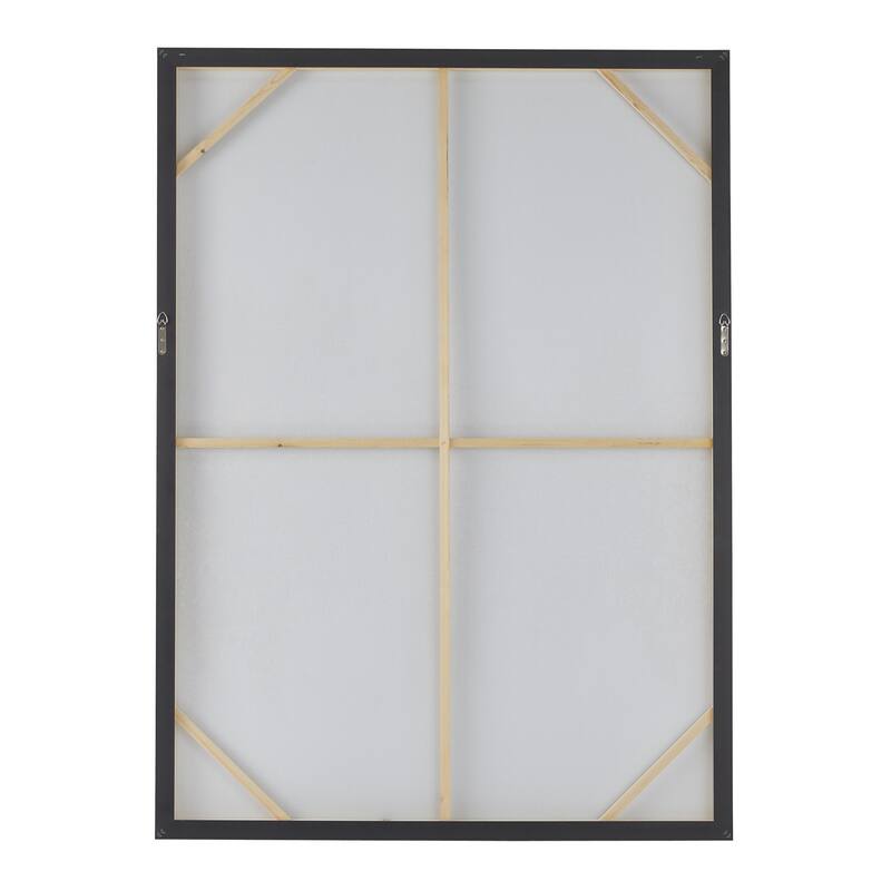 CosmoLiving by Cosmopolitan Canvas Glitter Flakes Geode Living Room Framed Wall Art with Gold Frame