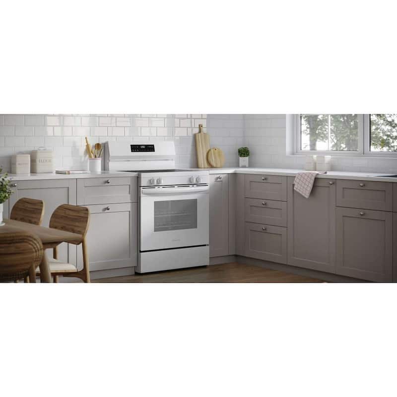 Frigidaire FCRE3062A 30" Wide 5.3 Cu. Ft. Slide In Electric Range with