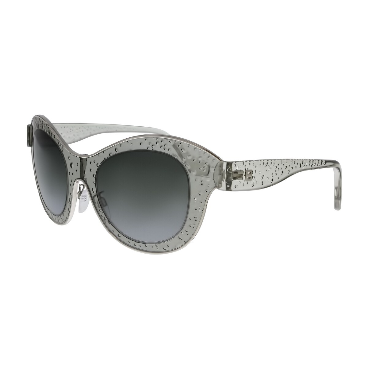 Shop Balenciaga Ba0054 20b Clear Grey Cat Eye Sunglasses No Size