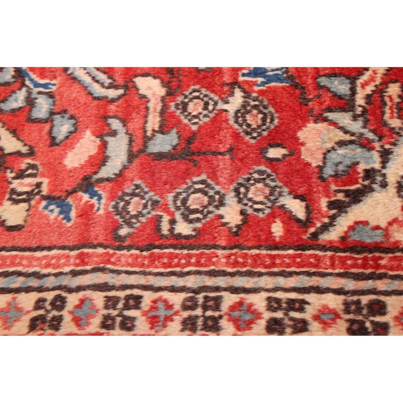 ECARPETGALLERY Hand-knotted Andelz Red Wool Rug - 4'6 x 6'9