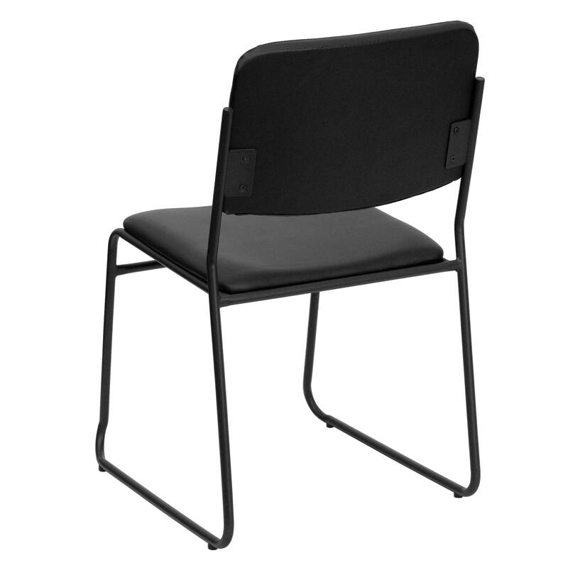 500 lb. Capacity High Density Stacking Chair with Sled Base - 23"D x 18.75"W x 32.25"H