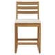 preview thumbnail 27 of 29, Rustic Patio Bar Set, 5-Piece Outdoor Furniture with Ergonomic Chairs and Solid Wood Tabletop