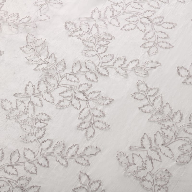 Superior Foliage Vintage Rustic Leaves Sheer Curtain Set with 2 Panels
