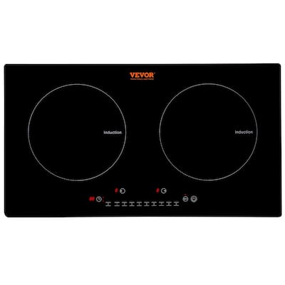 VEVOR 12in to 36in Electric Cooktop 2 to 5 Burners 1800W to 9200W Induction 9 Levels LED Touch w/ Safety Features