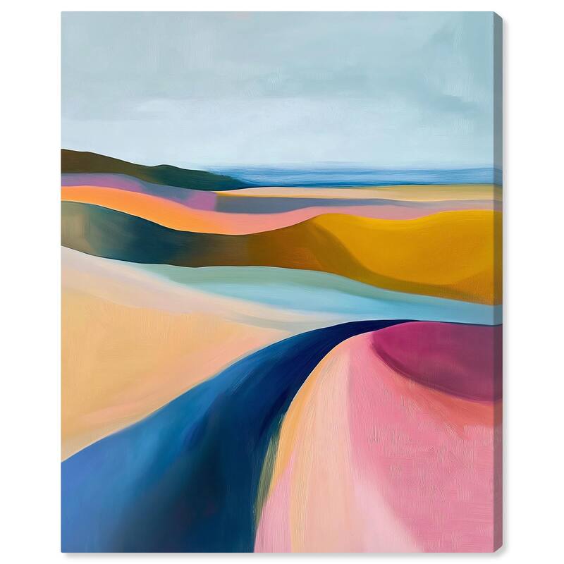 Colorful Dunes I Canvas by Art Remedy, Gallery Wrapped - 36" x 45"