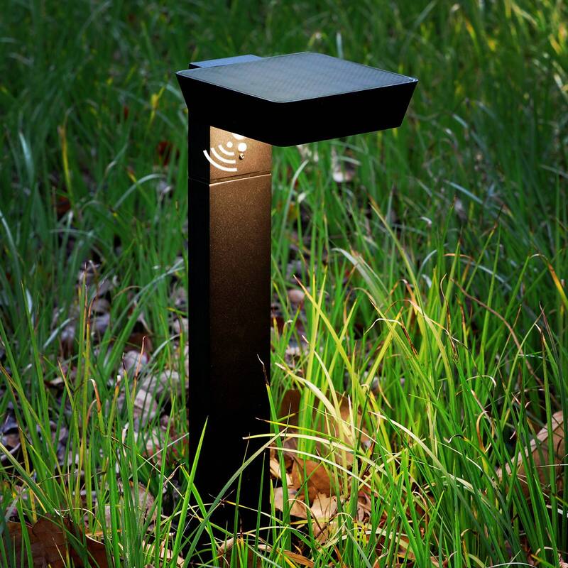 2-Pack Solar Outdoor Light Pathway Dusk to Dawn Garden Lighting 1985 - 1985-600-2B