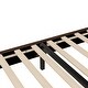 preview thumbnail 15 of 17, Upholstered Platform Bed With Bear Shaped Headboard, Led Light Strips