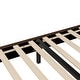 preview thumbnail 7 of 14, White/Brown Platform Bed wAdjustable Bear Headboard and LED Light