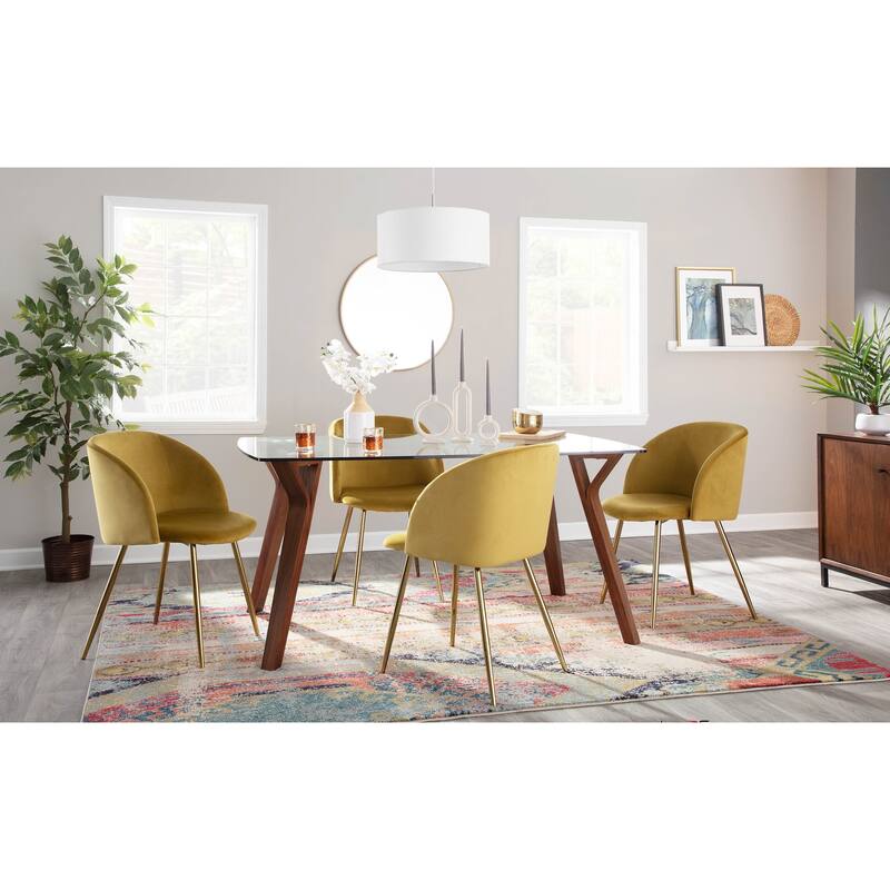 Silver Orchid Harding Upholstered Dining Chairs (Set of 2)