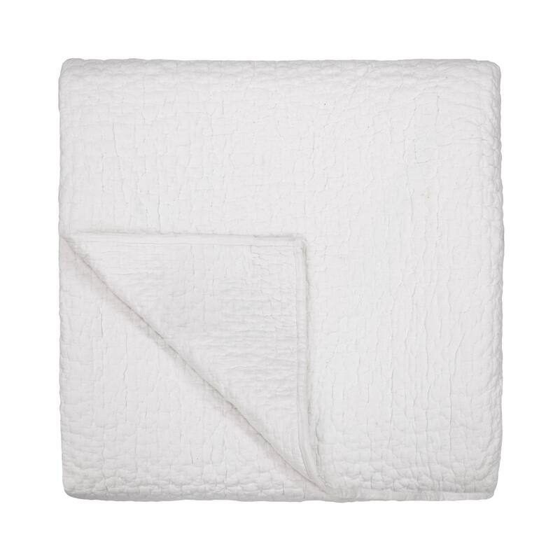Villa by Classic Home Danica 100% Cotton White Quilt