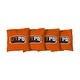 preview thumbnail 1 of 1, Texas Permian Basin Falcons Cornhole Bags Orange All-Weather Resin Filled
