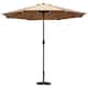 Maypex 9-foot Solar Led Lighted Patio Umbrella