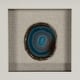 preview thumbnail 3 of 11, HUJI Blue Agate Slice Shadow Box Wall Décor Set