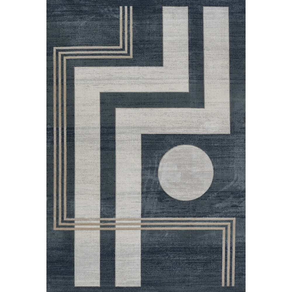 Momeni Edition Polyester Geometric Area Rug