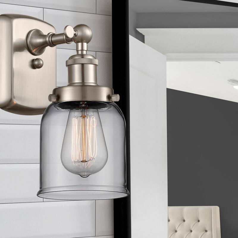 Innovations Lighting Small Bell 5" Wide Bathroom Sconce